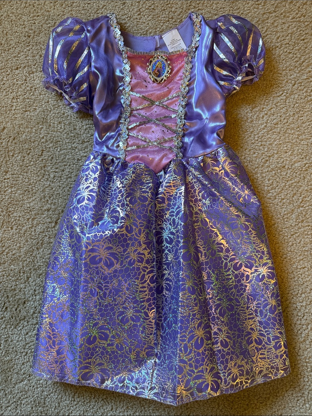 Disney Rapunzel Girls Purple Dress